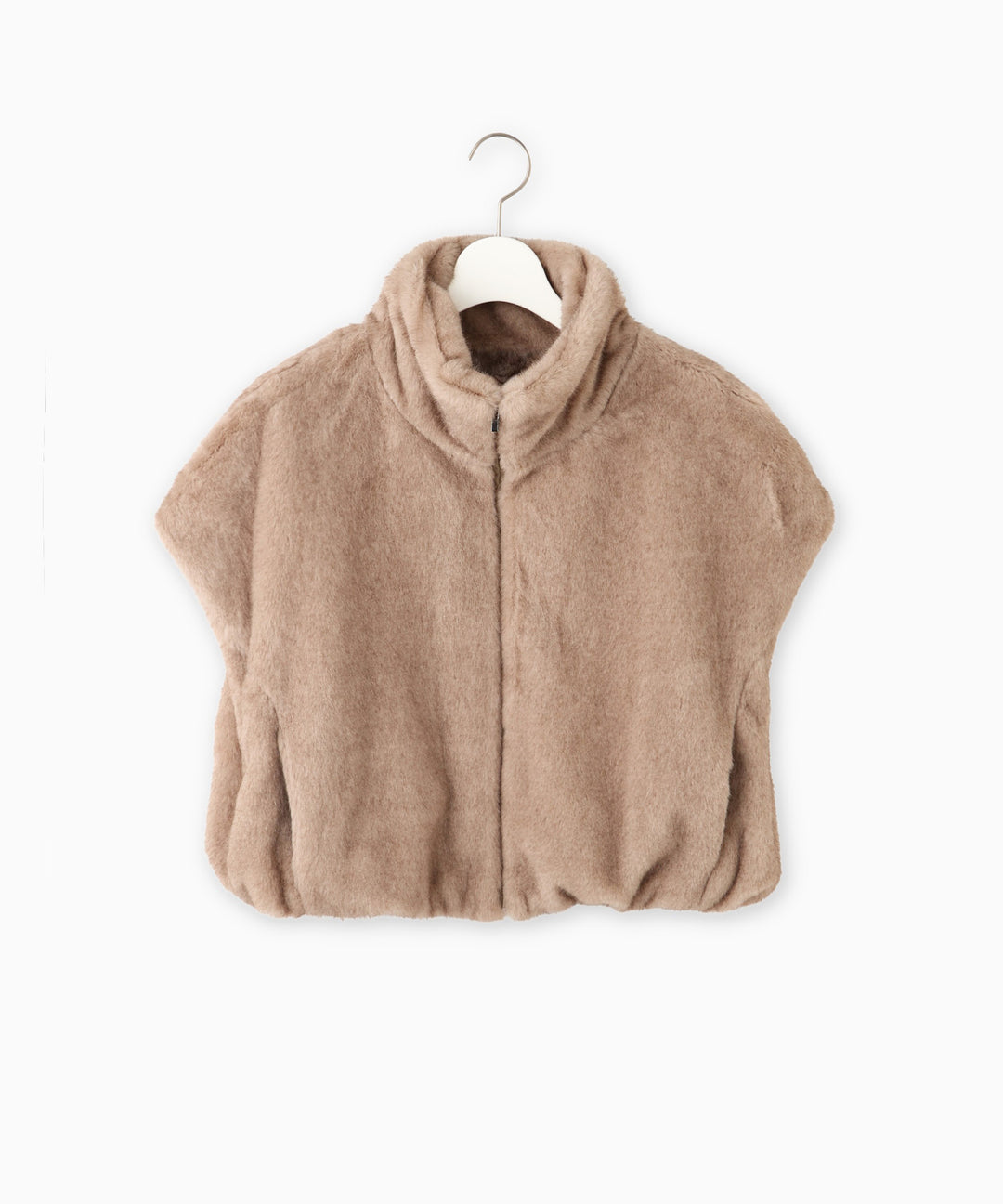 フェイクファーベスト