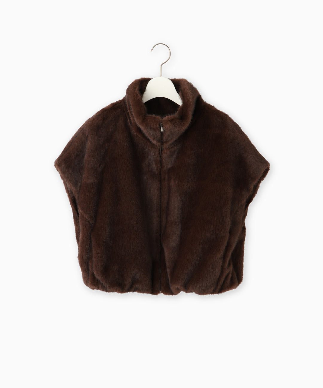 フェイクファーベスト