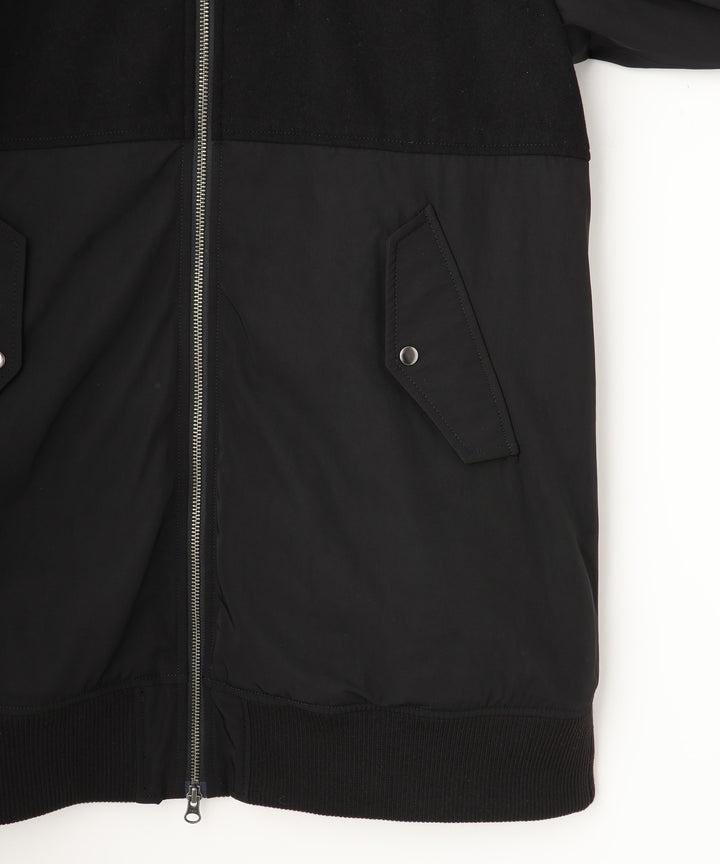 異素材ドッキングブルゾン