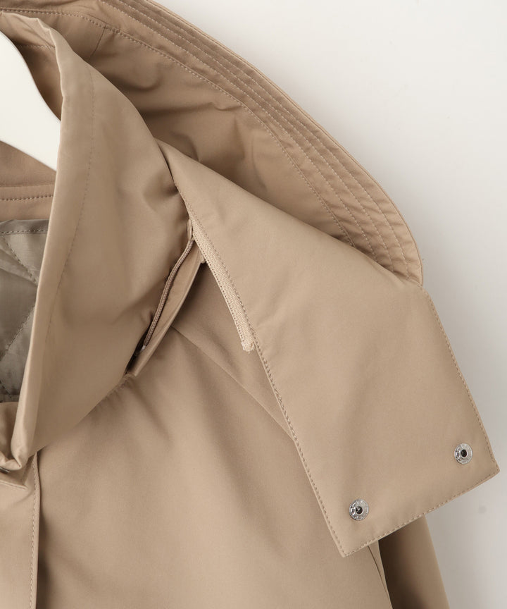 ステッチワークモッズコート