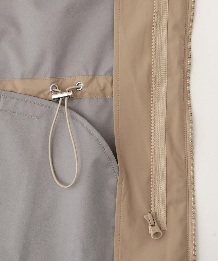 ステッチワークモッズコート