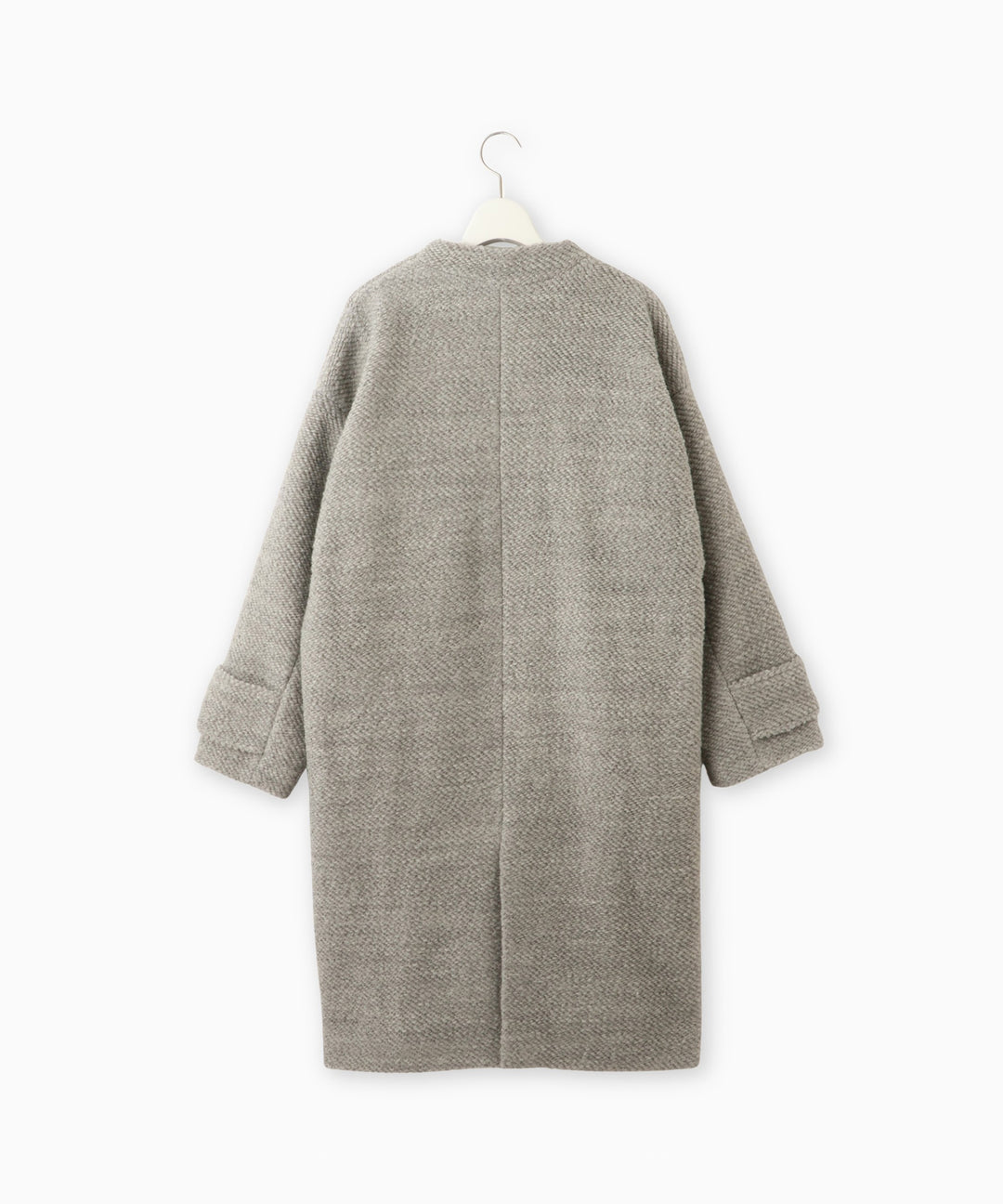 Vネックロングコート