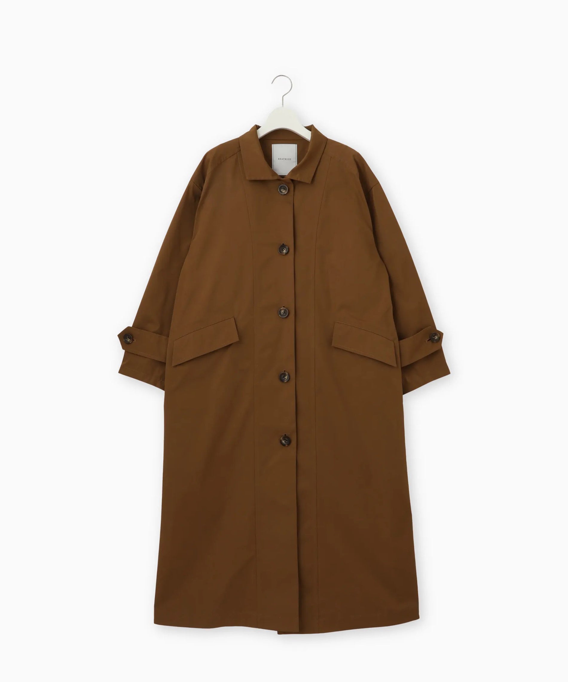 スタンドカラーロングコート – FACE SANS FARD