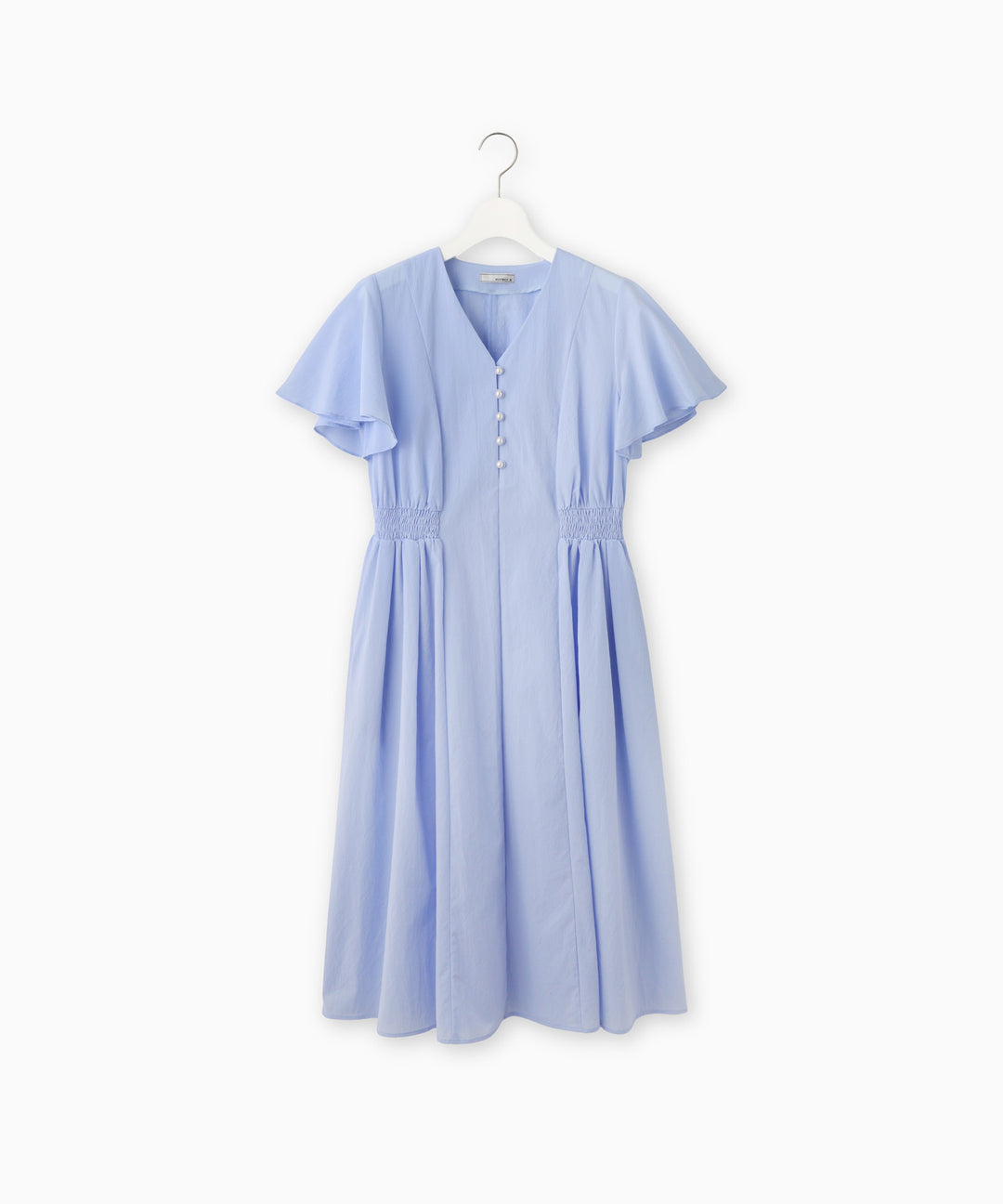 Waist-tie Ruffled Dress
