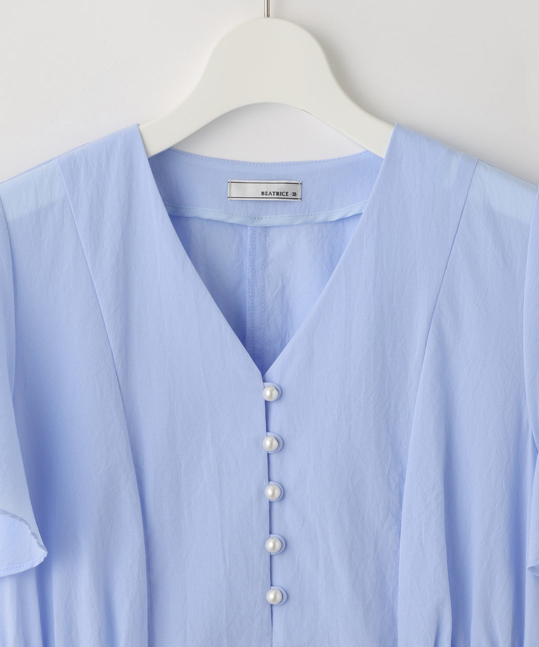 Waist-tie Ruffled Dress
