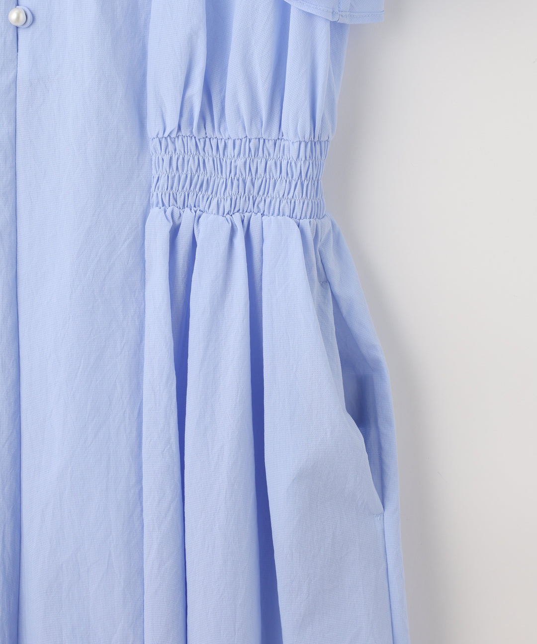 Waist-tie Ruffled Dress