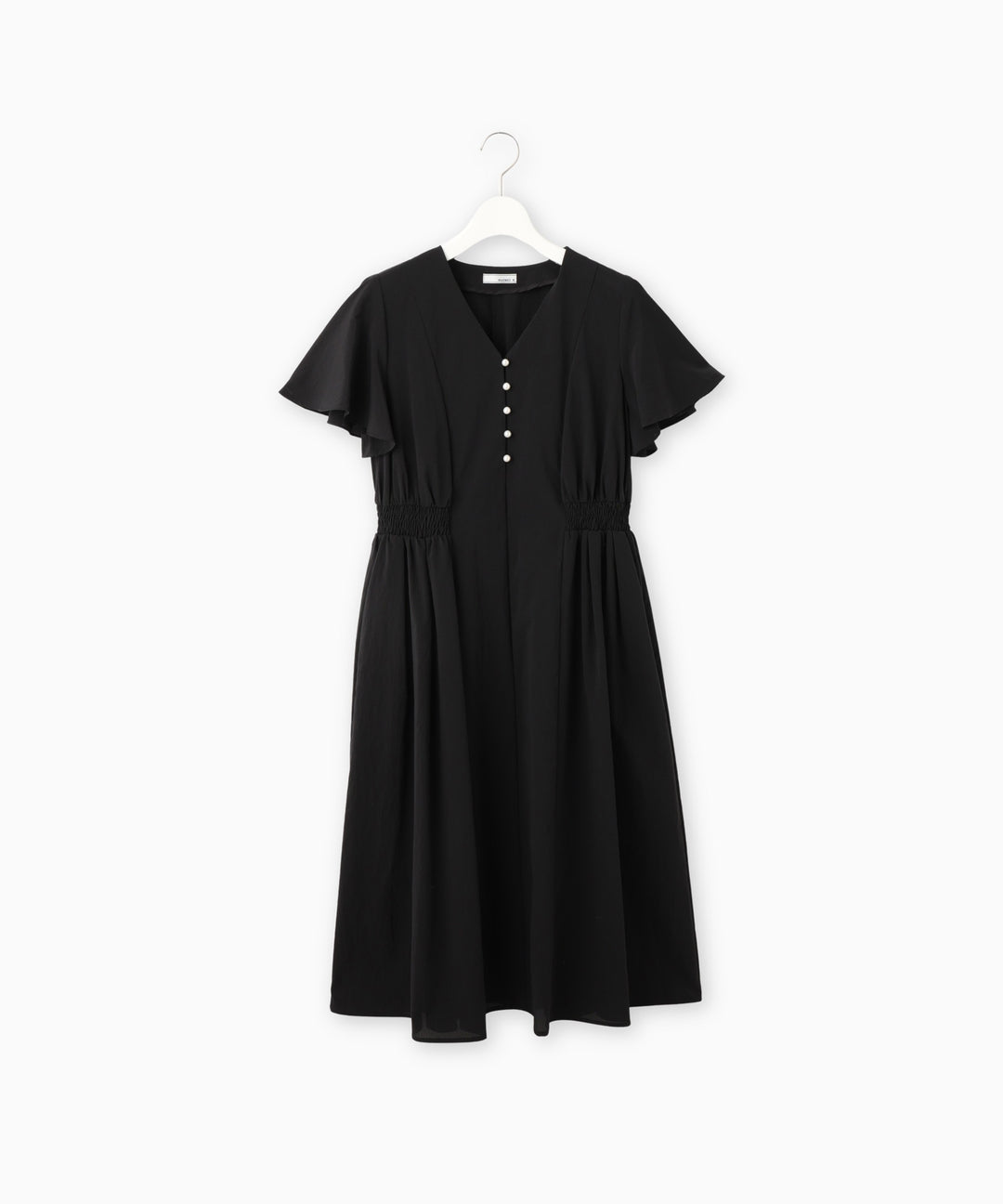Waist-tie Ruffled Dress