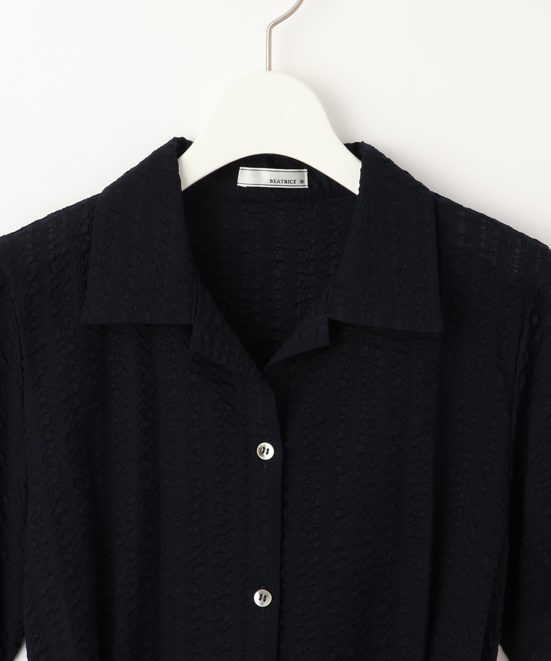 オーガンジーシャツワンピース – FACE SANS FARD