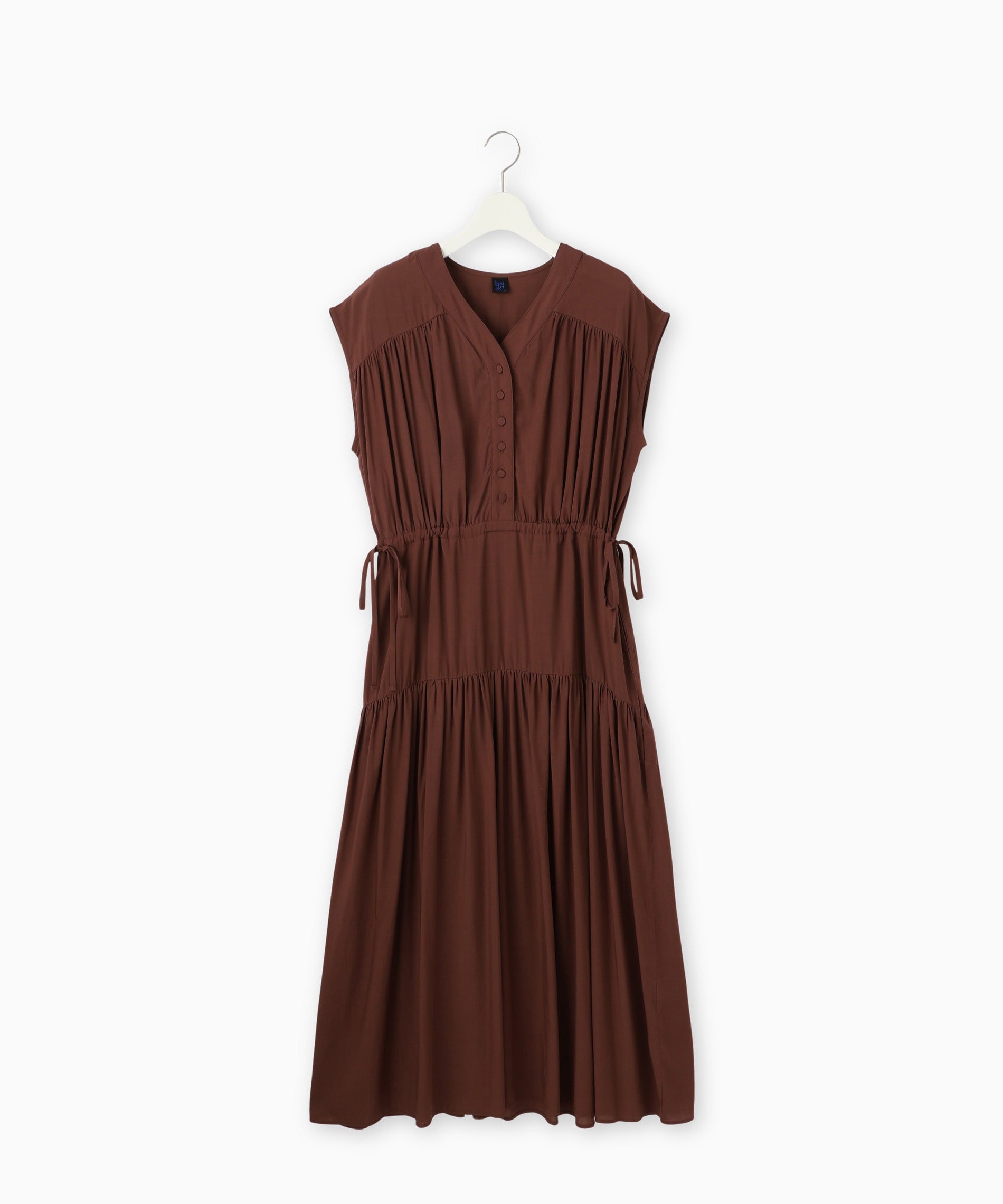 ウエストリボンレーヨンワンピース – FACE SANS FARD