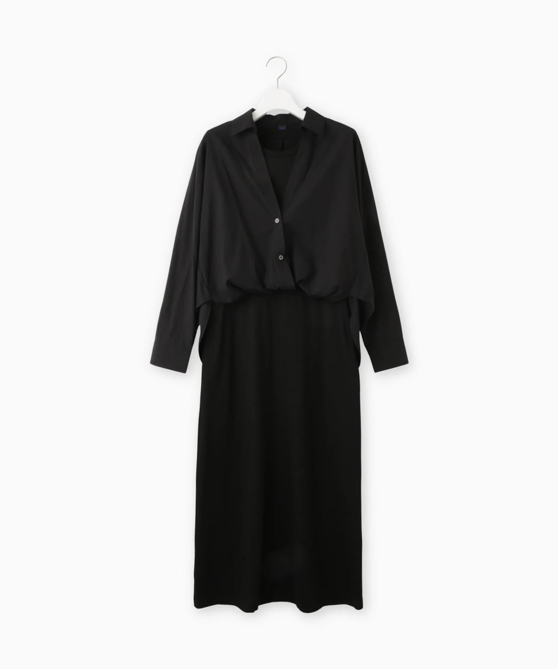 AD2018 archive ドッキングTシャツ ワンピース 黒 AD2018 archive ドッキングTシャツ ワンピース 黒 ワンピース