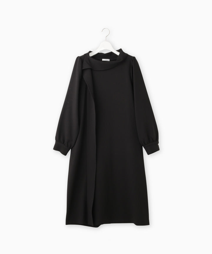 フリルドレープワンピース