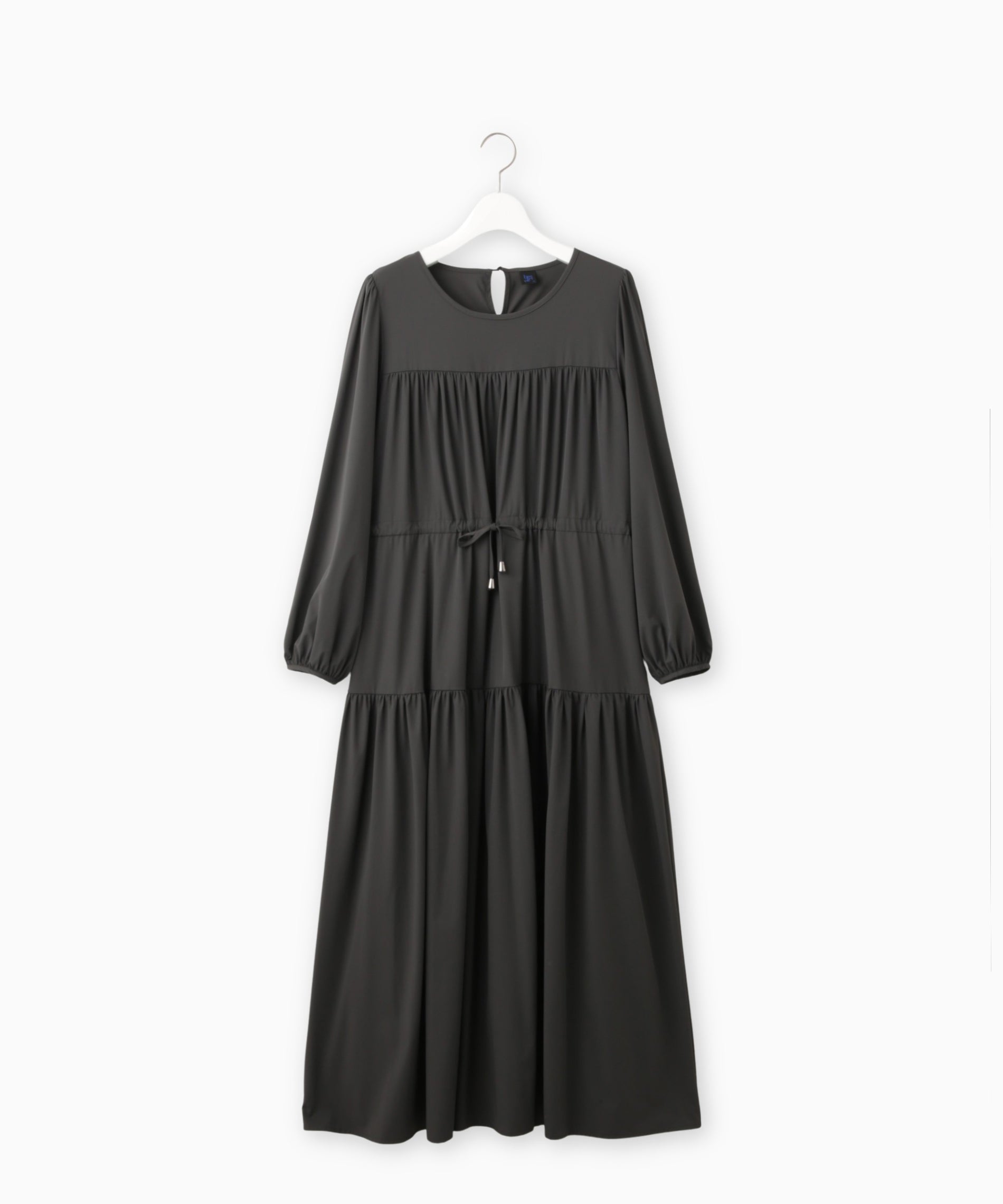 極美品！FOXEY ローウエストバロンワンピース 40 Rene ひざ丈 