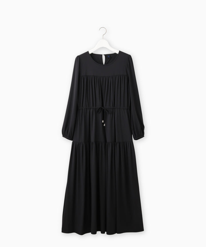 ウエストドロストワンピース