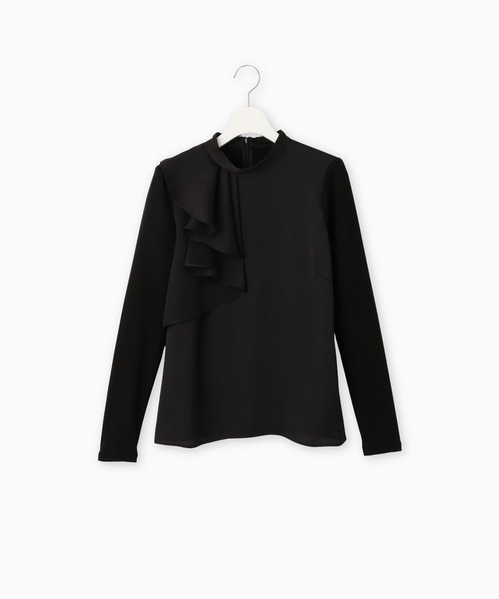 ラッフルデザインカットソー