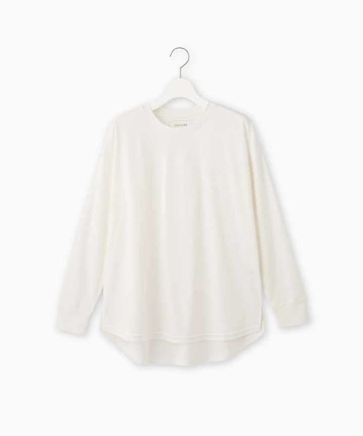 ラウンドヘムカットソー