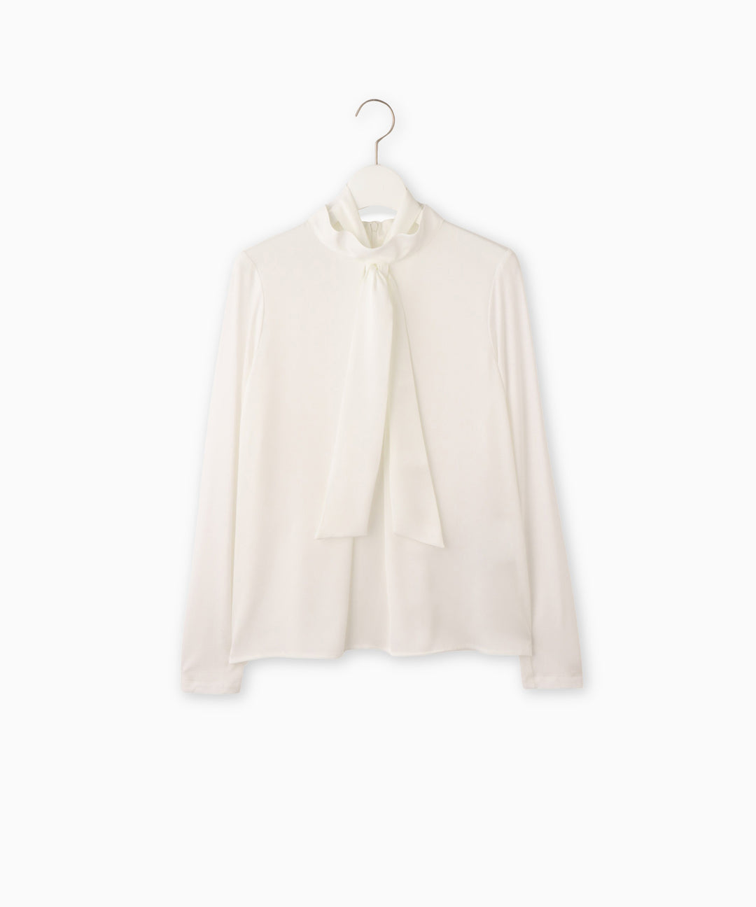 サテンリボンブラウス