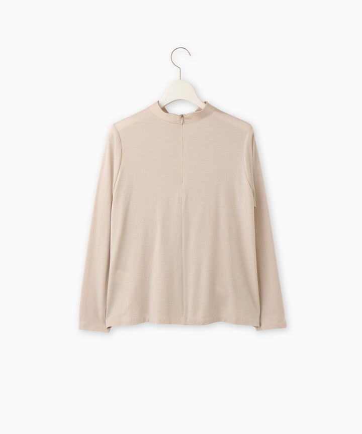 サテンリボンブラウス