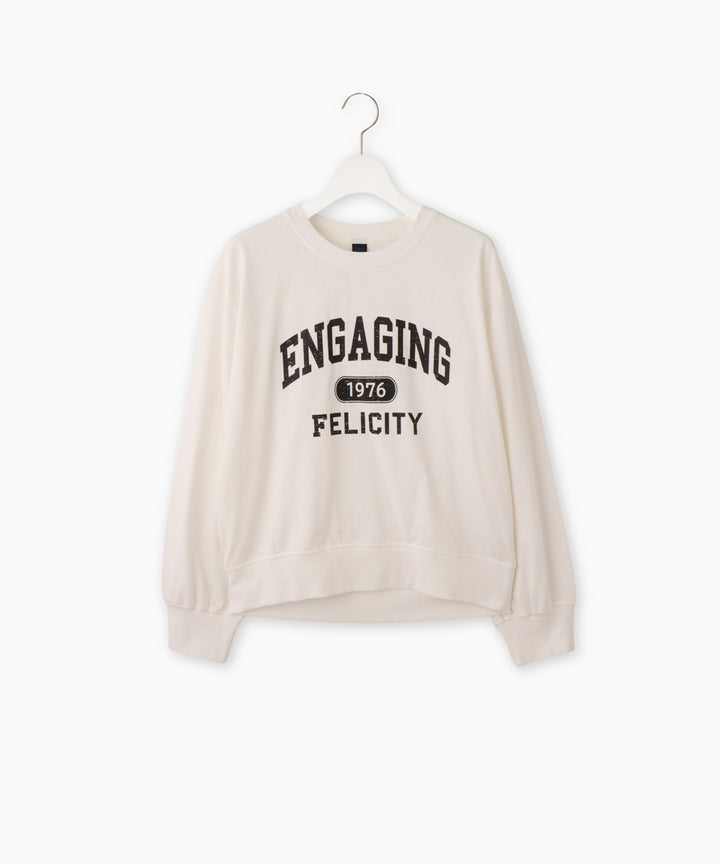 ロゴプリントスウェット