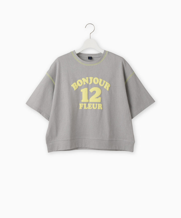 Logo Print Short Sleeve Pullover