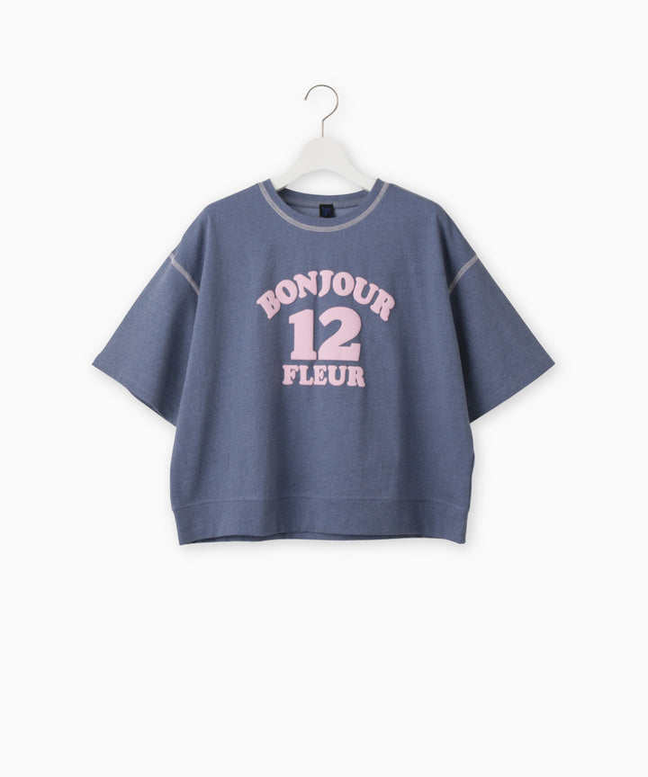 Logo Print Short Sleeve Pullover