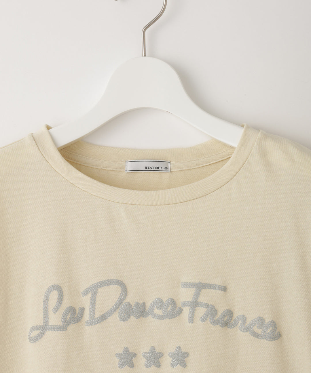 Rolled-up Cotton Jersey T-shirt