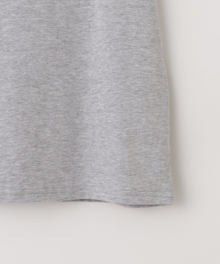 オーガンジーリボンコットンTシャツ