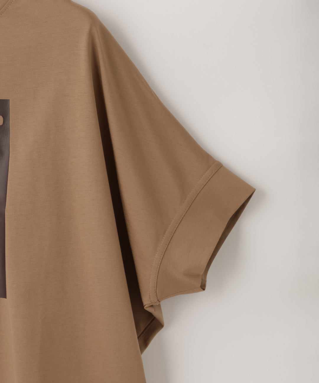 シルケット天竺ロゴプリントTシャツ