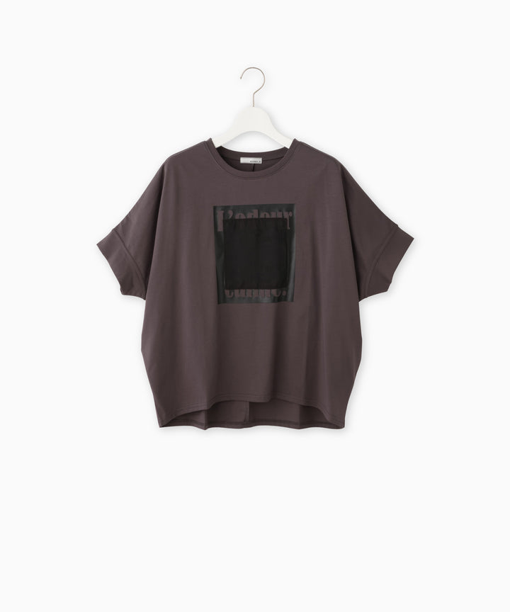 シルケット天竺ロゴプリントTシャツ