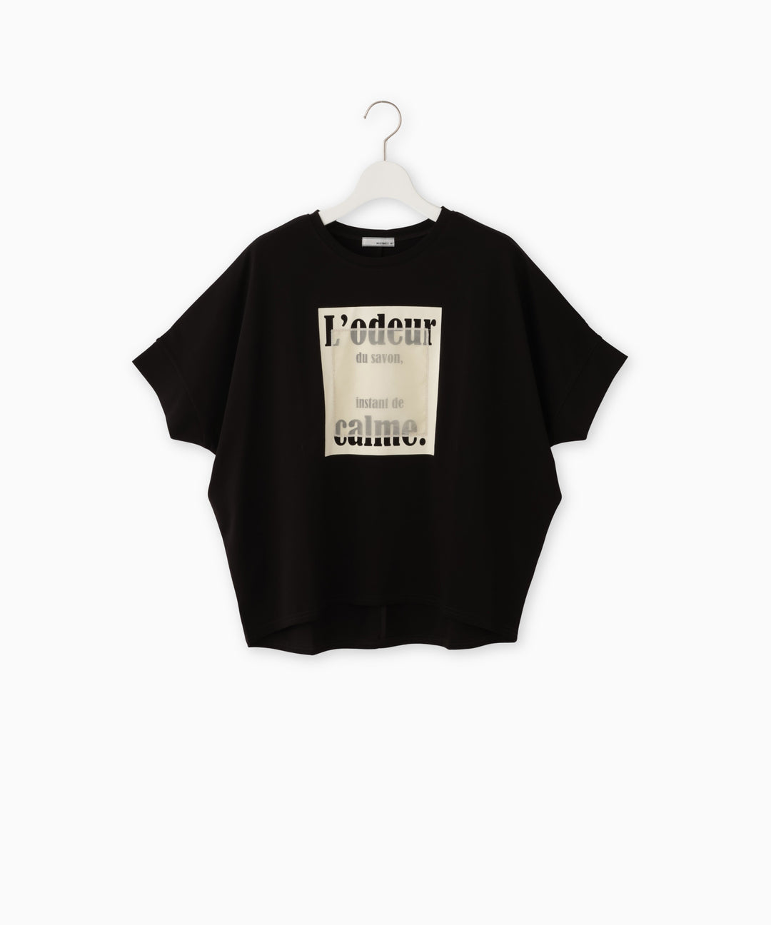 シルケット天竺ロゴプリントTシャツ