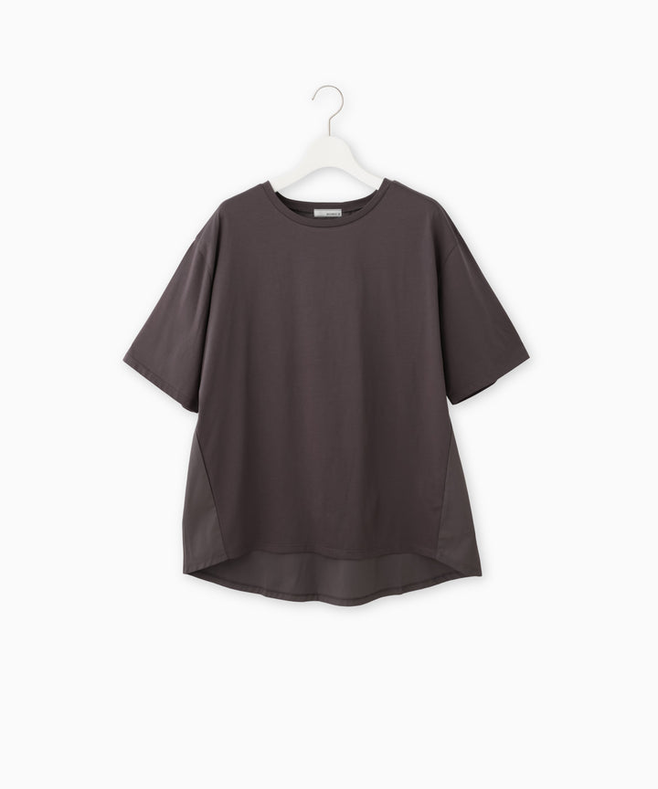 シルケット天竺メッセージプリントTシャツ
