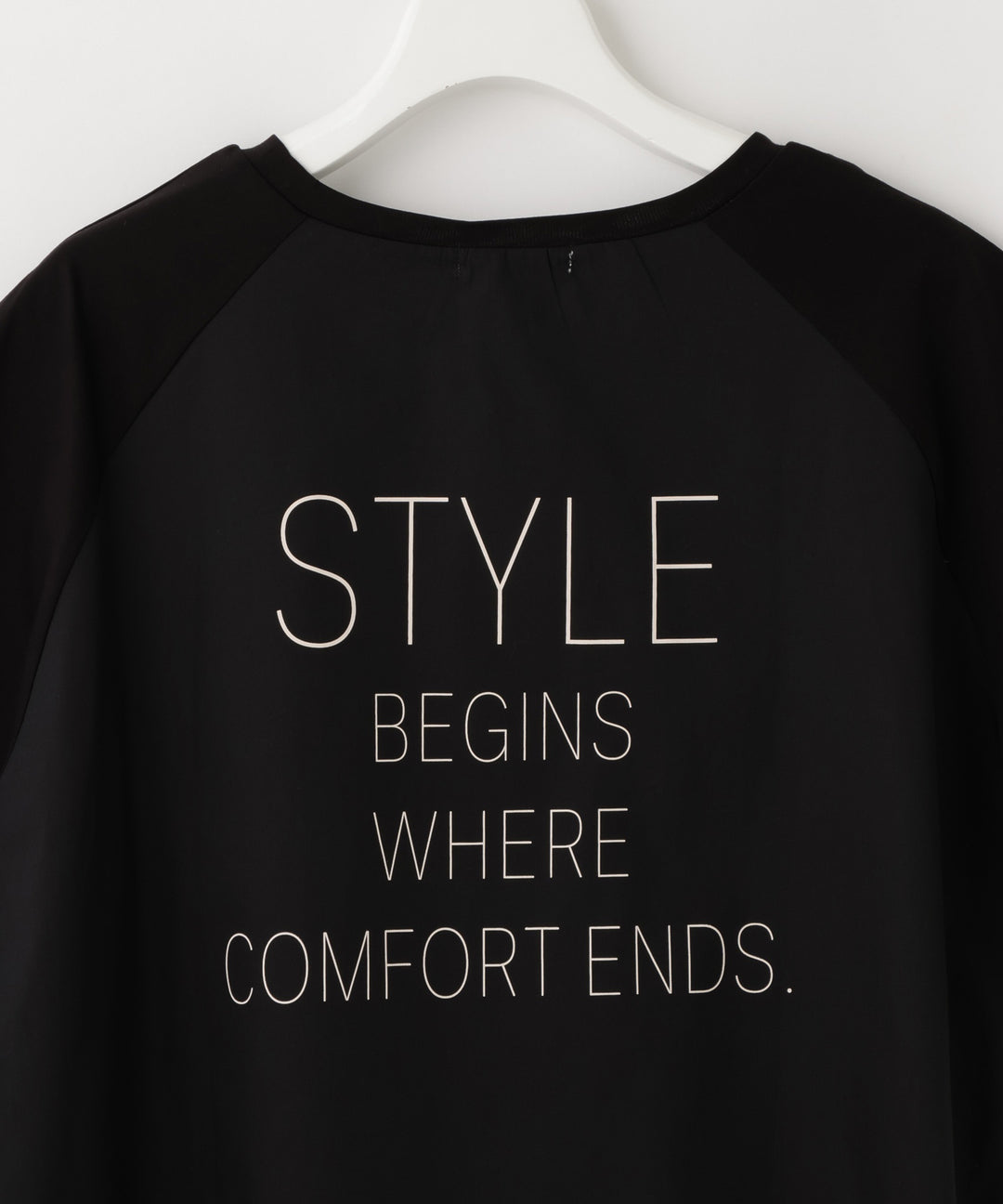 シルケット天竺メッセージプリントTシャツ