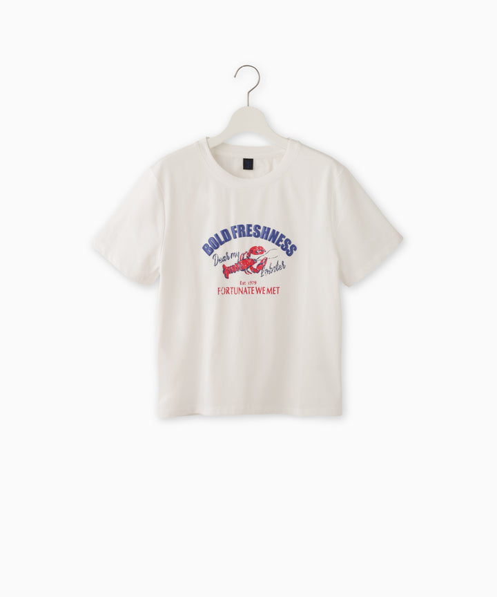 ロゴプリントTシャツ