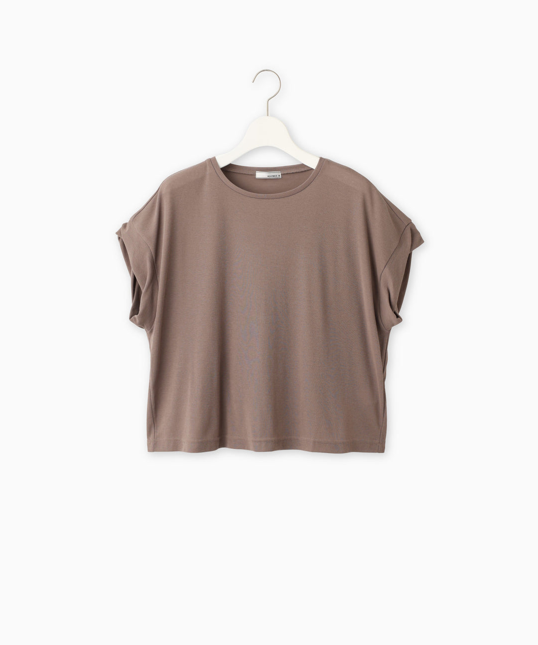 Cropped Crew Neck T-shirt