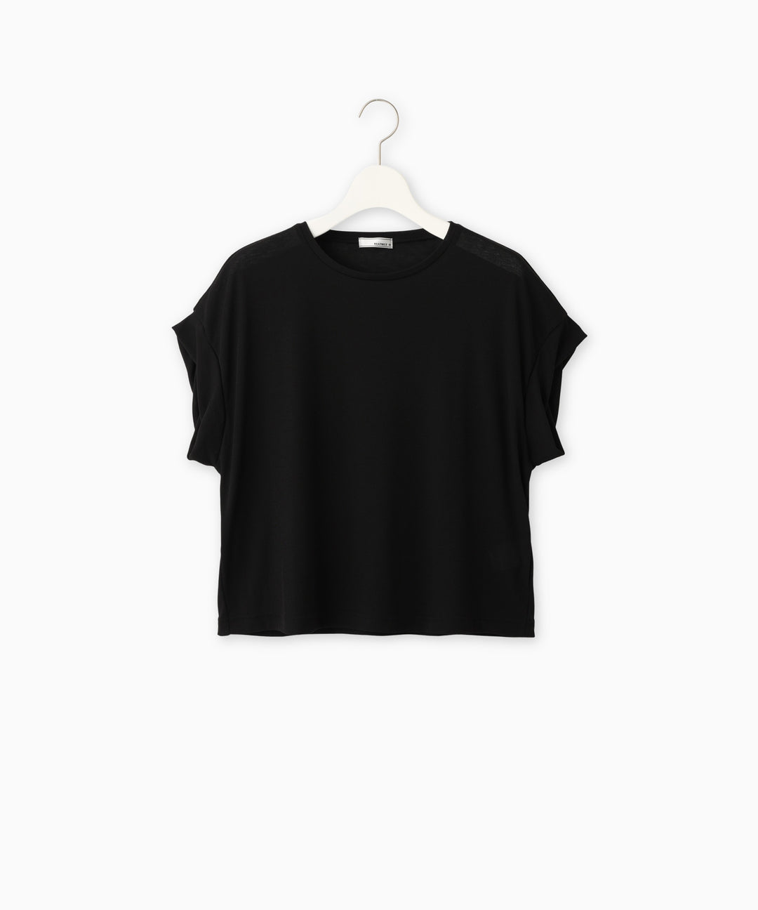 Cropped Crew Neck T-shirt