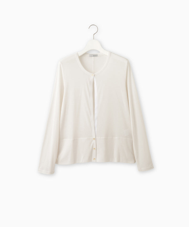 Crew neck cardigan