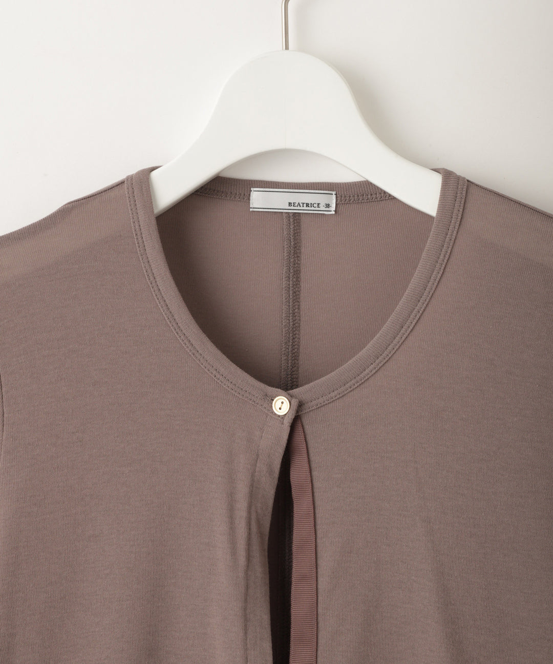 Crew neck cardigan