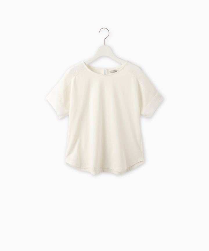 Mixed-Material Pullover