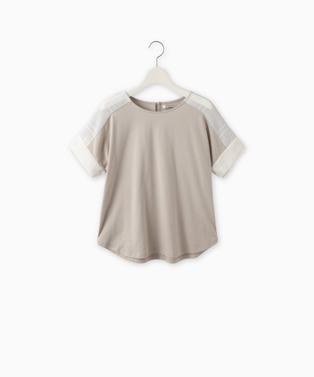Mixed-Material Pullover