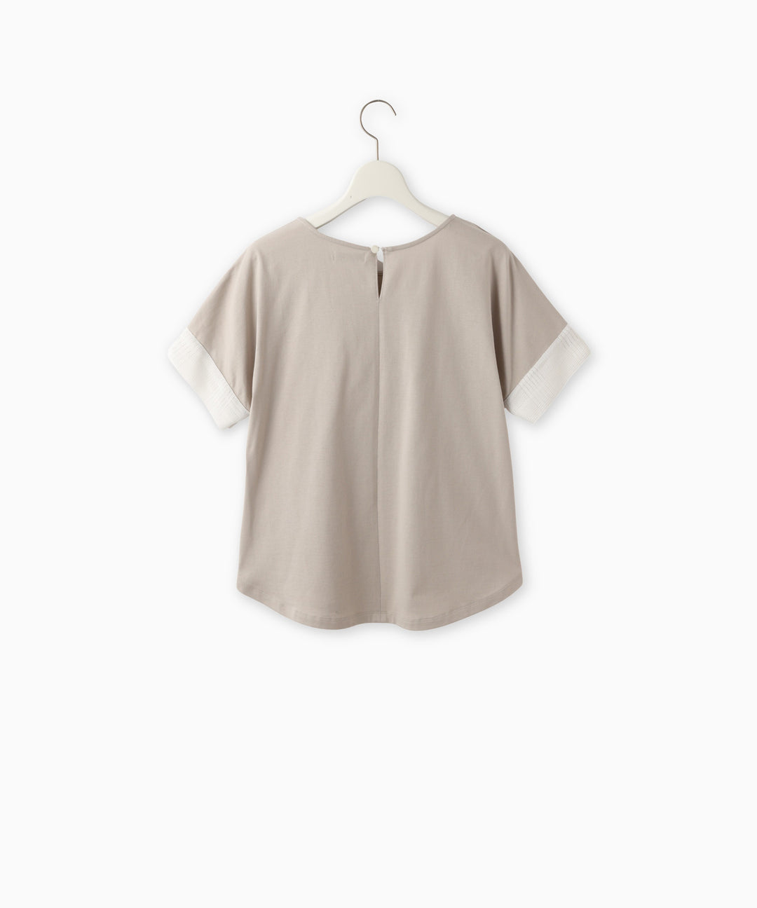 Mixed-Material Pullover