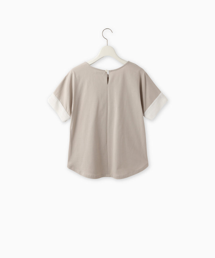 Mixed-Material Pullover