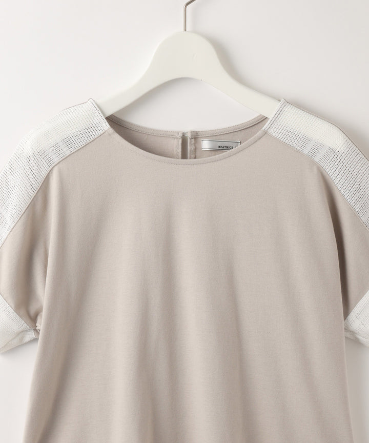 Mixed-Material Pullover