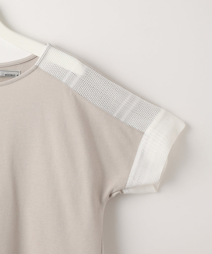 Mixed-Material Pullover