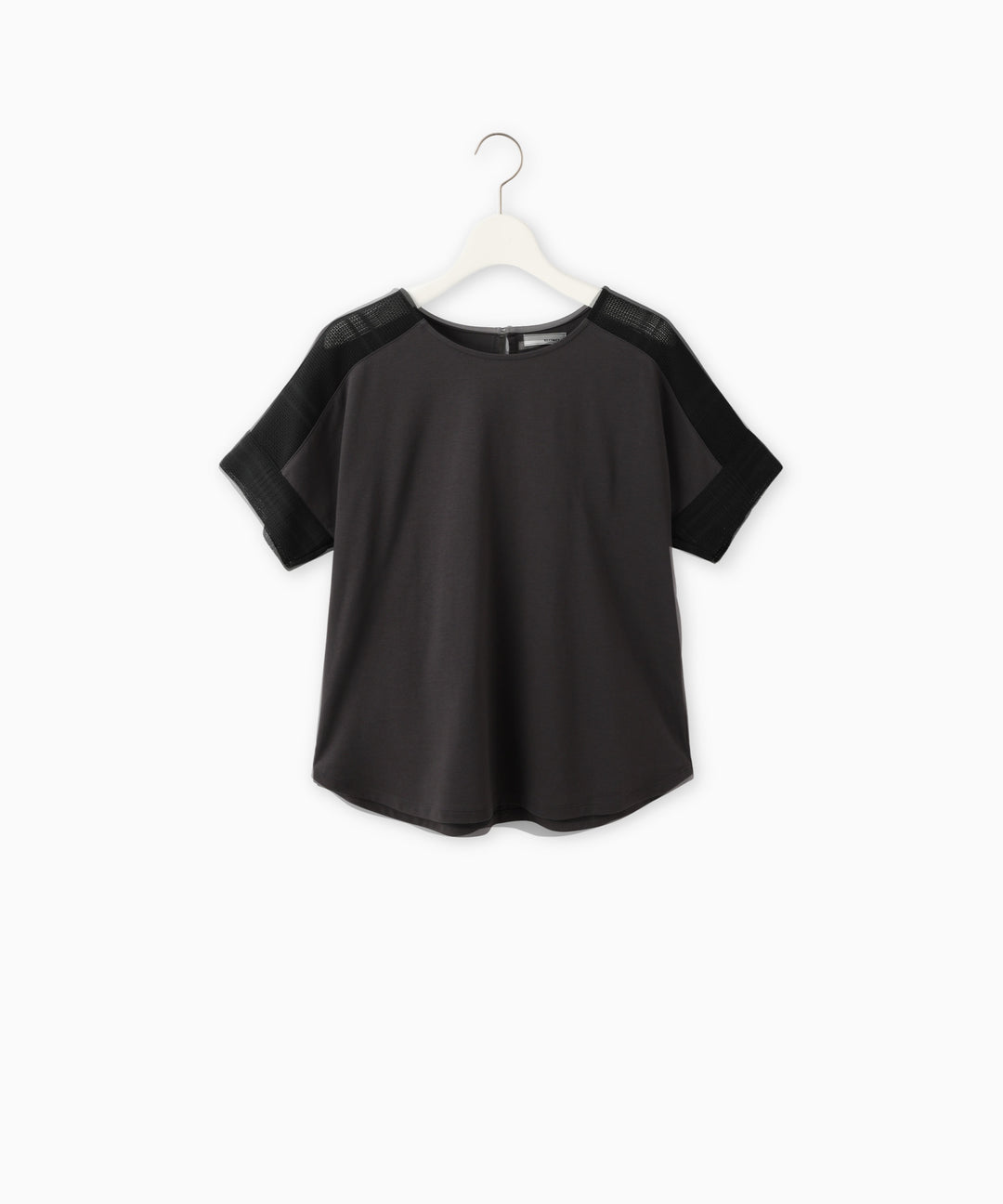 Mixed-Material Pullover