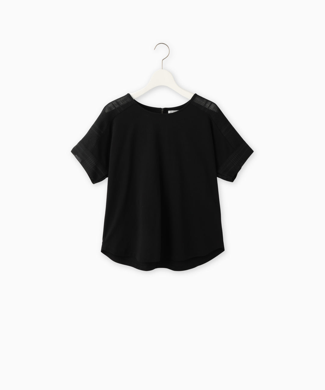 Mixed-Material Pullover