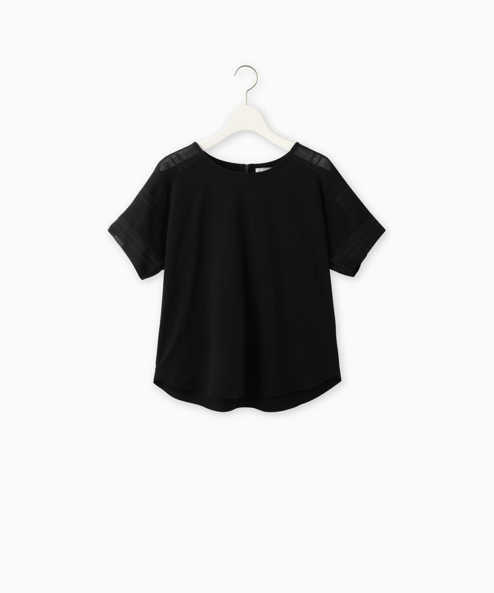 Mixed-Material Pullover