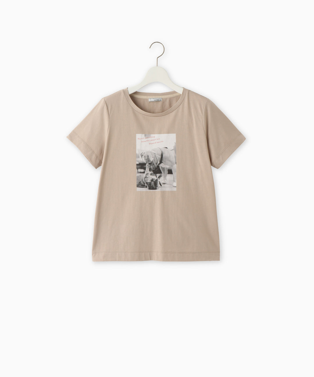 コットン天竺フォトプリントTシャツ