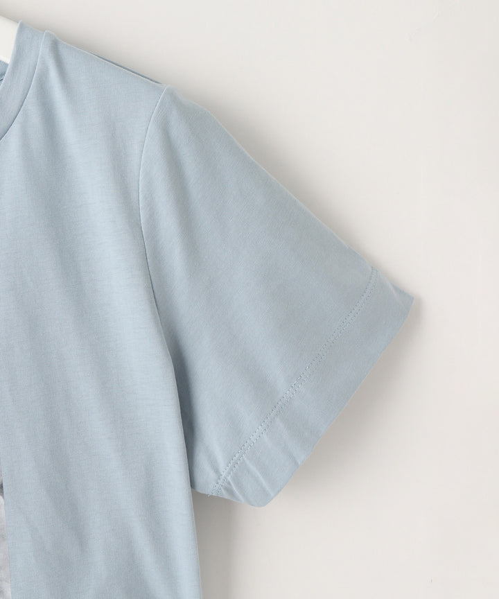 コットン天竺フォトプリントTシャツ