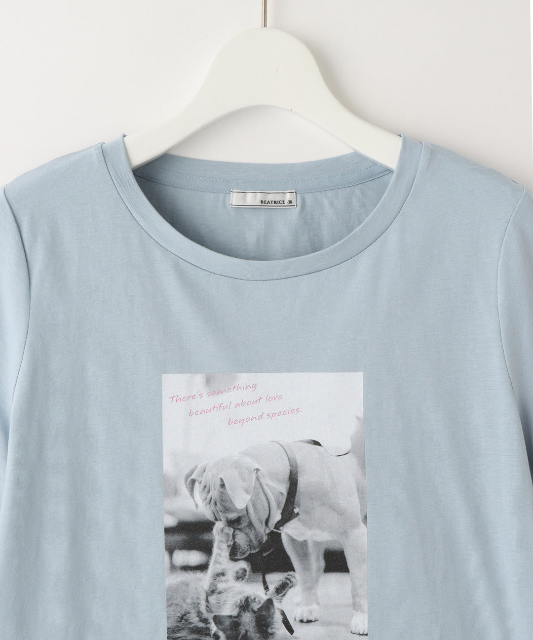 コットン天竺フォトプリントTシャツ