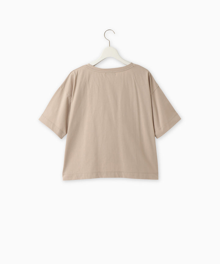 コットンロゴプリントTシャツ