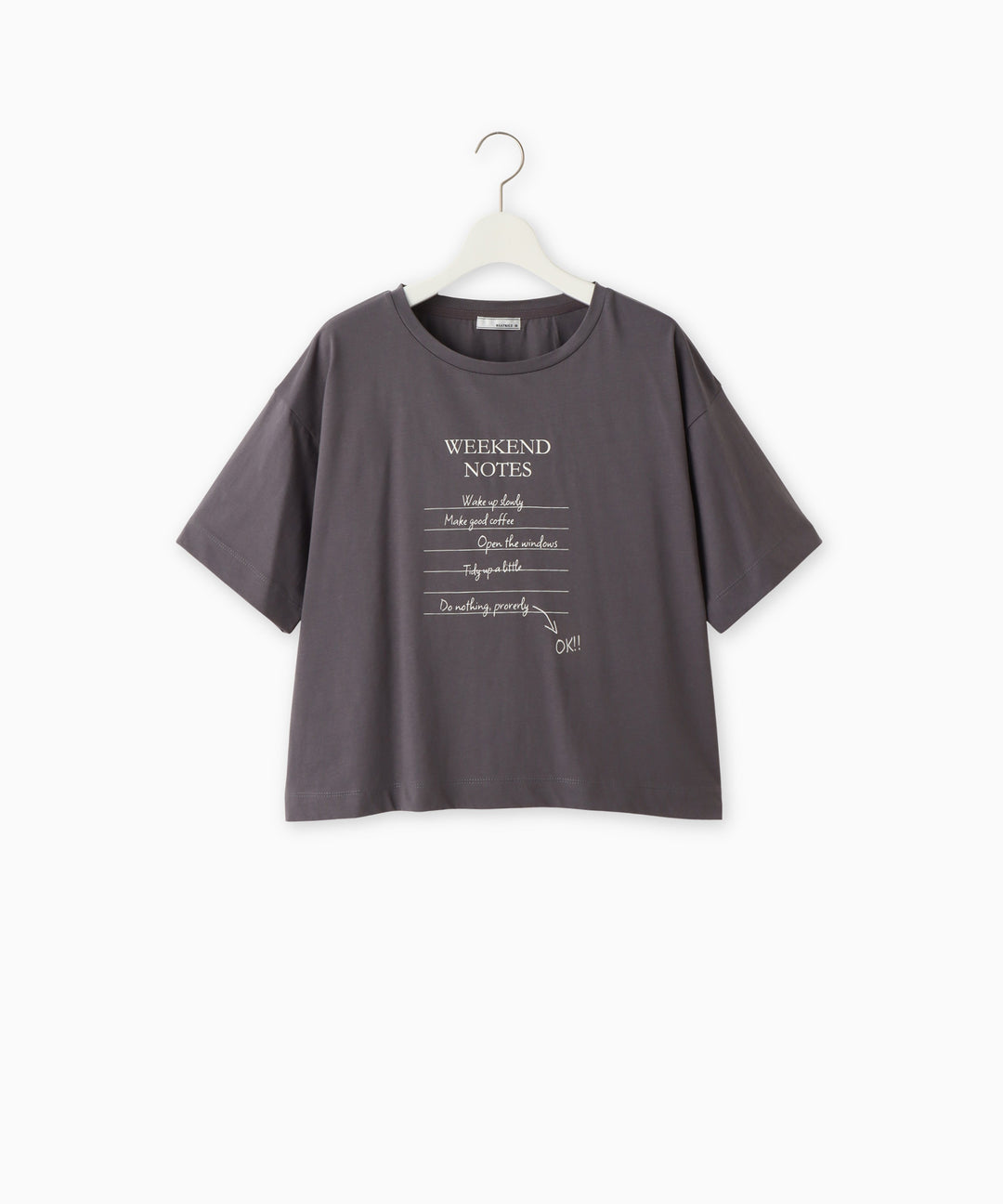 コットンロゴプリントTシャツ